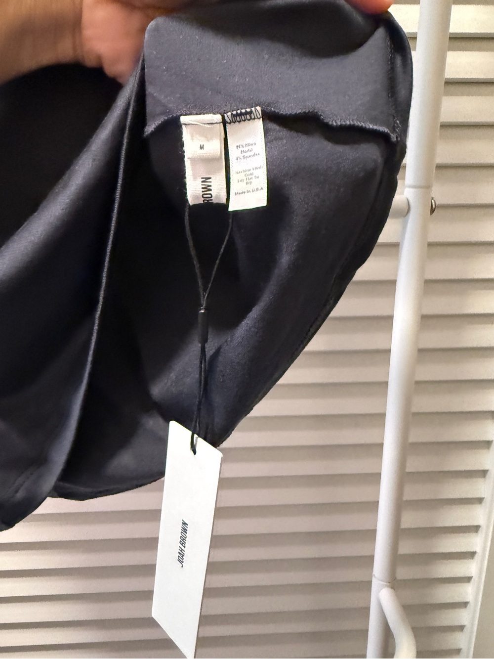 JOAH BROWN BOATNECK TANK NAVY M - Picture 5 of 7